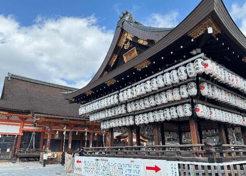 京都八坂神社舞殿